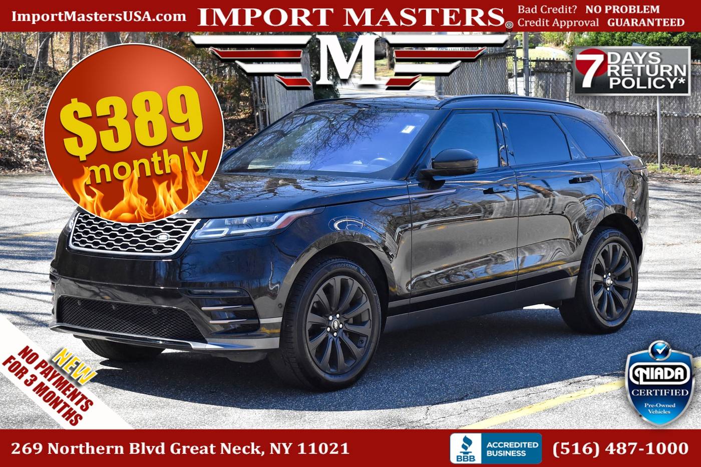 2019 Land Rover Range Rover Velar R-Dynamic SE — SUV — 62,050 mi — Great Neck, NY