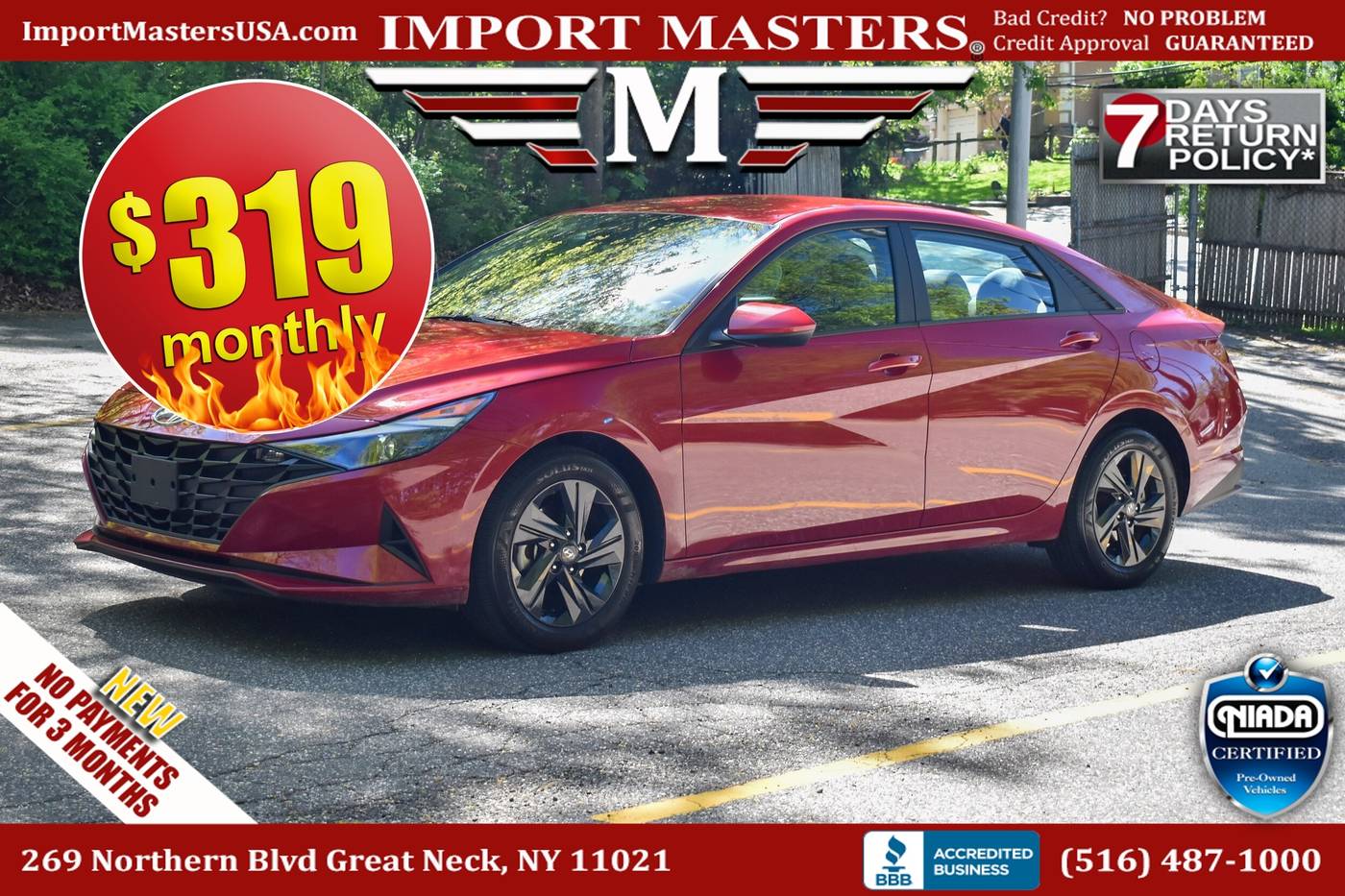 2023 Hyundai Elantra SEL — Sedan — 17,908 mi — Great Neck, NY