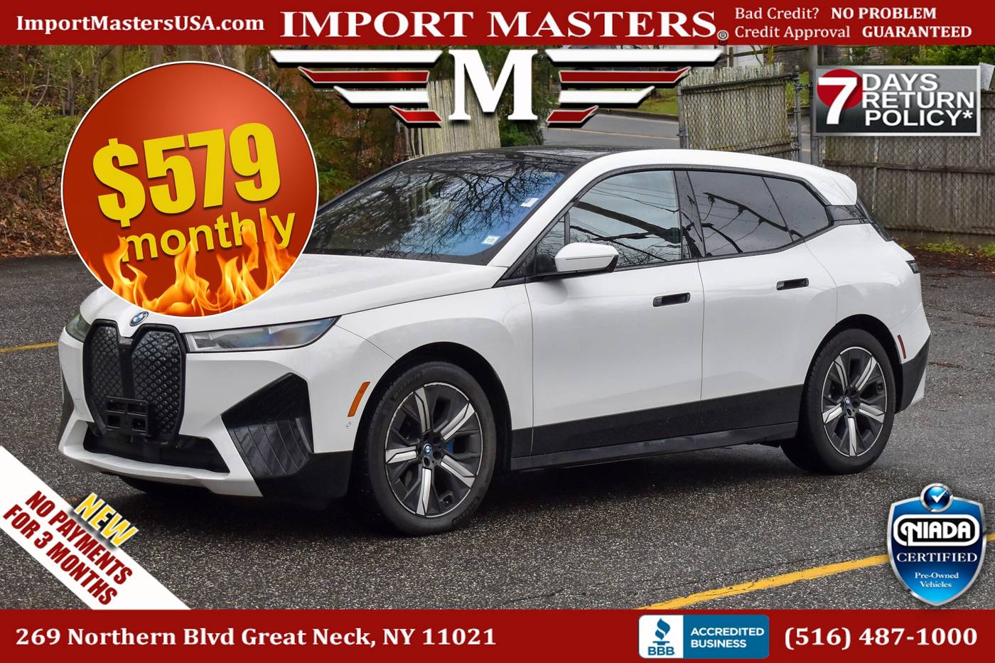 2022 BMW iX xDrive50 — SUV — 37,244 mi — Great Neck, NY