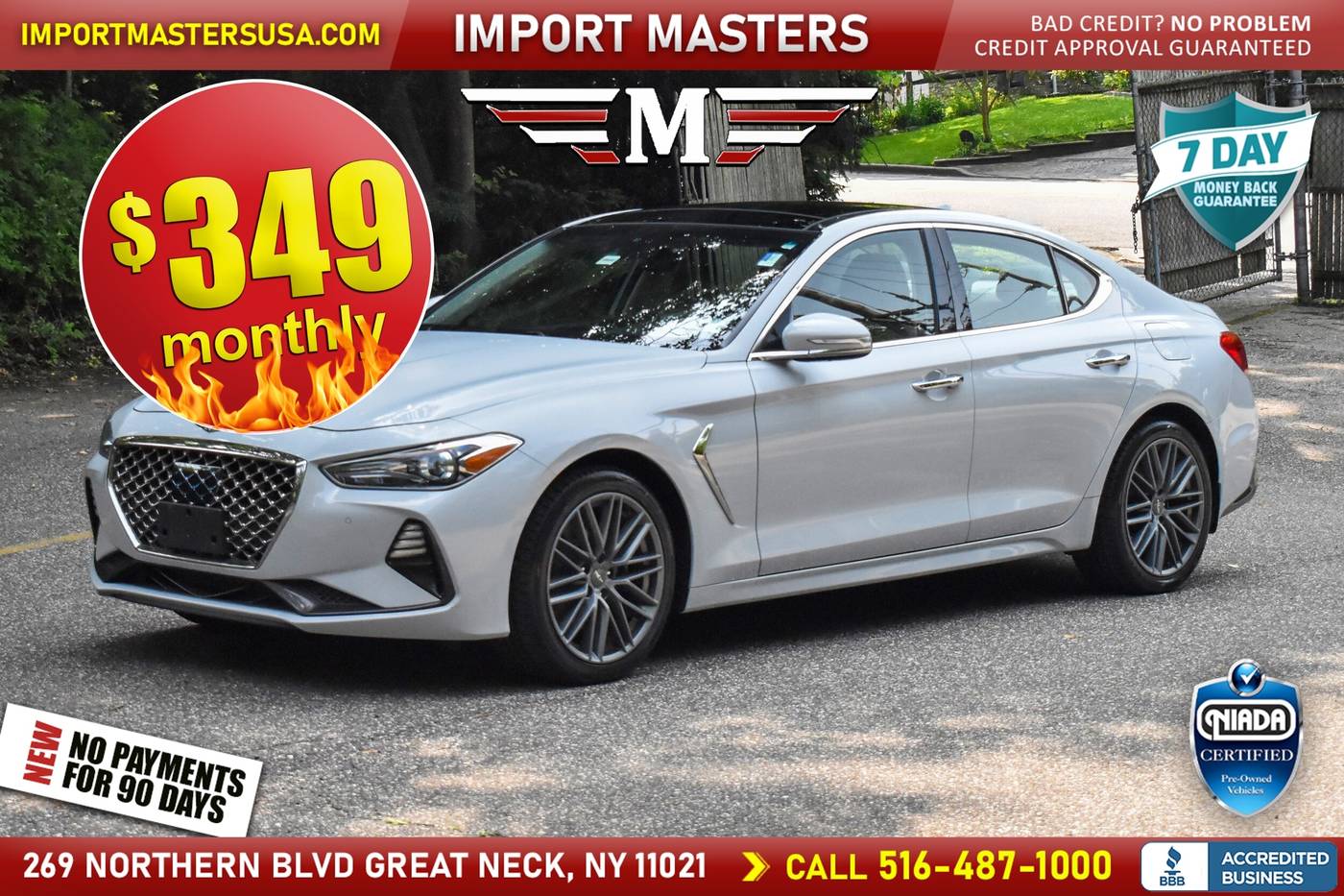 2019 Genesis G70 Advanced — Sedan — 62,181 mi — Great Neck, NY