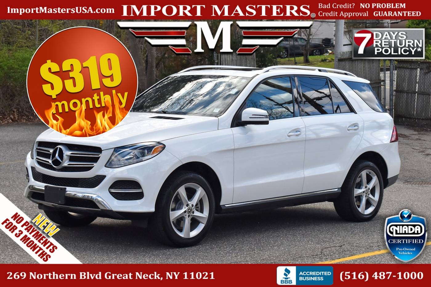 2017 Mercedes-Benz GLE GLE 350 — SUV — 61,828 mi — Great Neck, NY