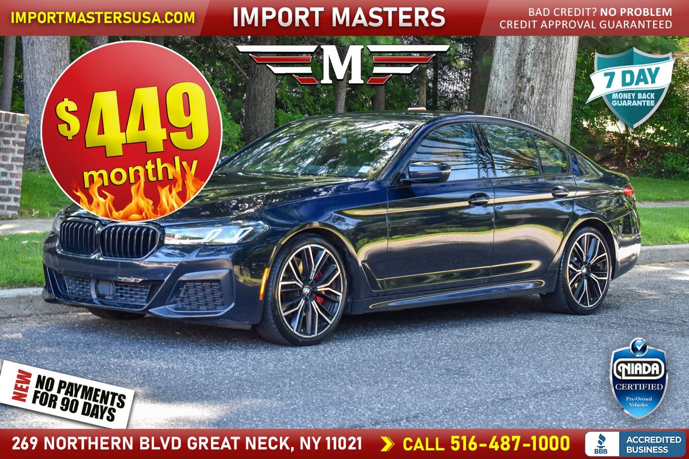 2022 BMW 5 Series 530i — Sedan — 54,160 mi — Great Neck, NY