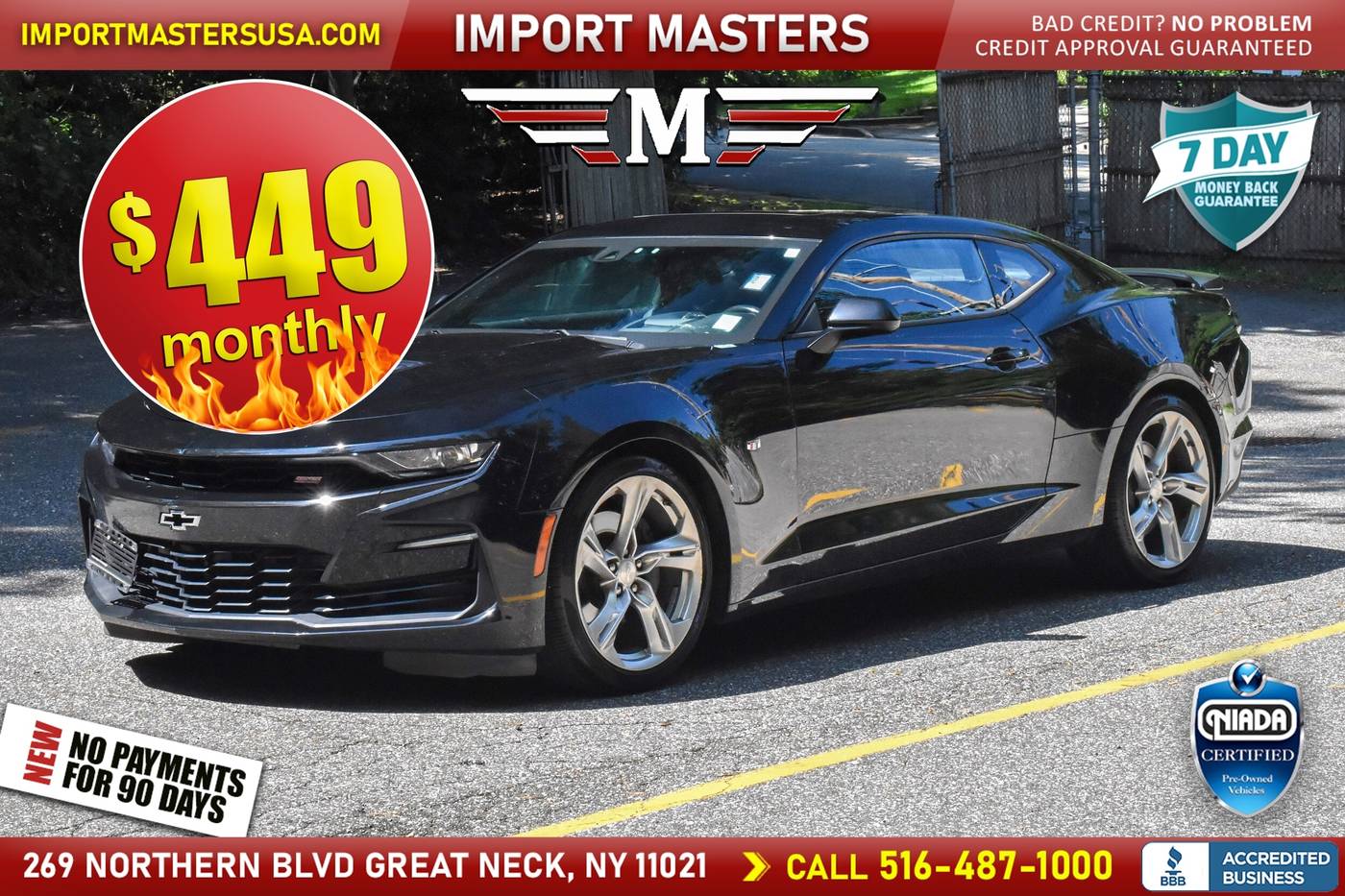 2019 Chevrolet Camaro 2SS — Coupe — 64,694 mi — Great Neck, NY