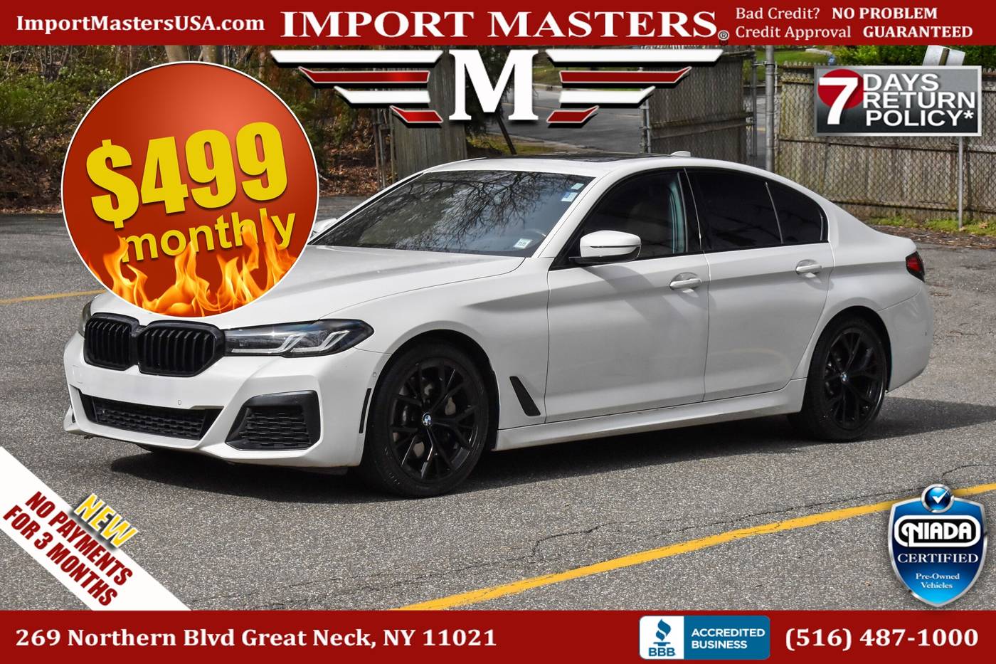 2022 BMW 5 Series 530i — Sedan — 36,543 mi — Great Neck, NY