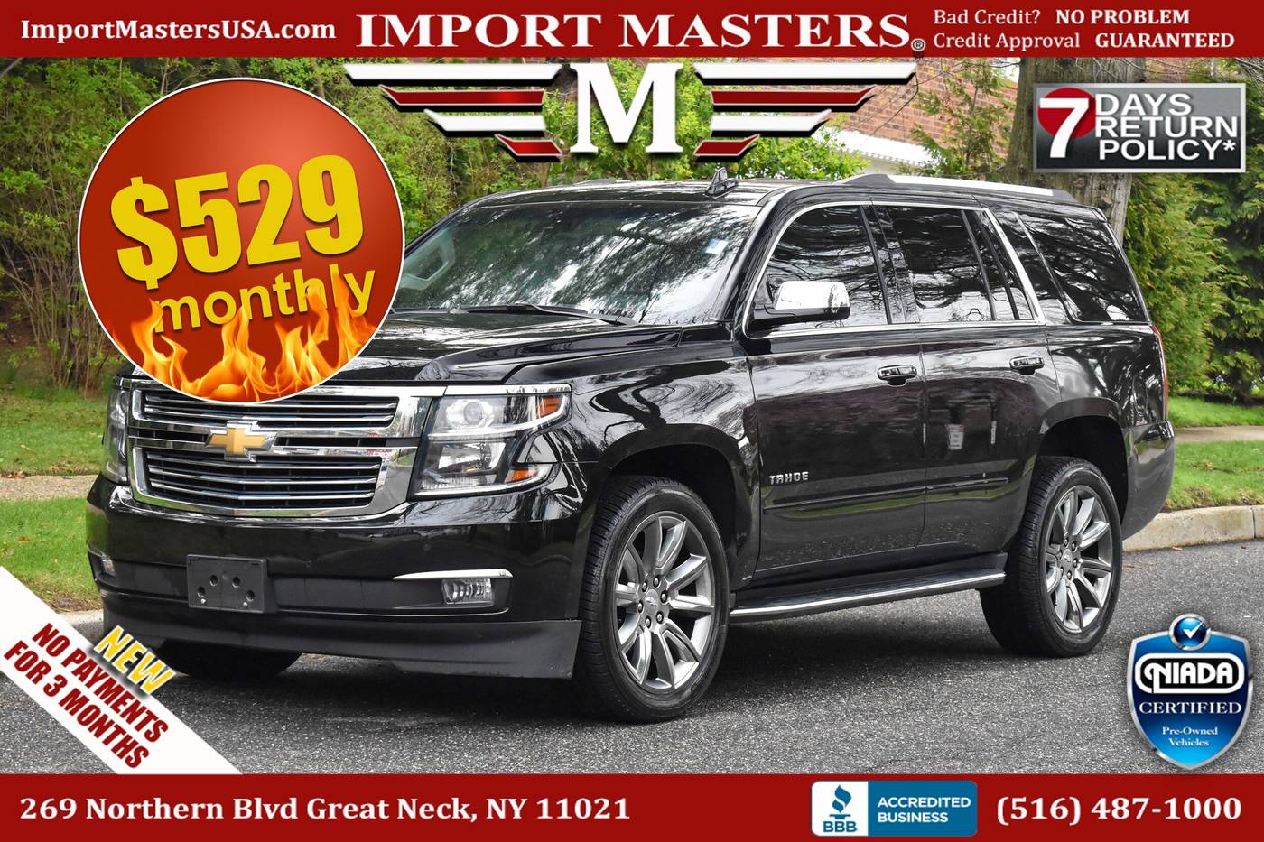 2019 Chevrolet Tahoe Premier — SUV — 60,546 mi — Great Neck, NY