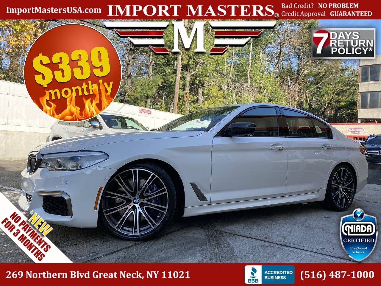 2018 BMW 5 Series M550i — Sedan — 93,792 mi — Great Neck, NY