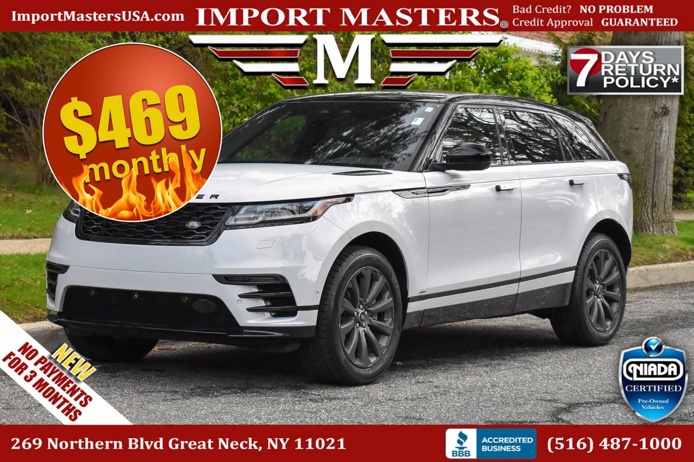 2021 Land Rover Range Rover Velar R-Dynamic S — SUV — 41,130 mi — Great Neck, NY
