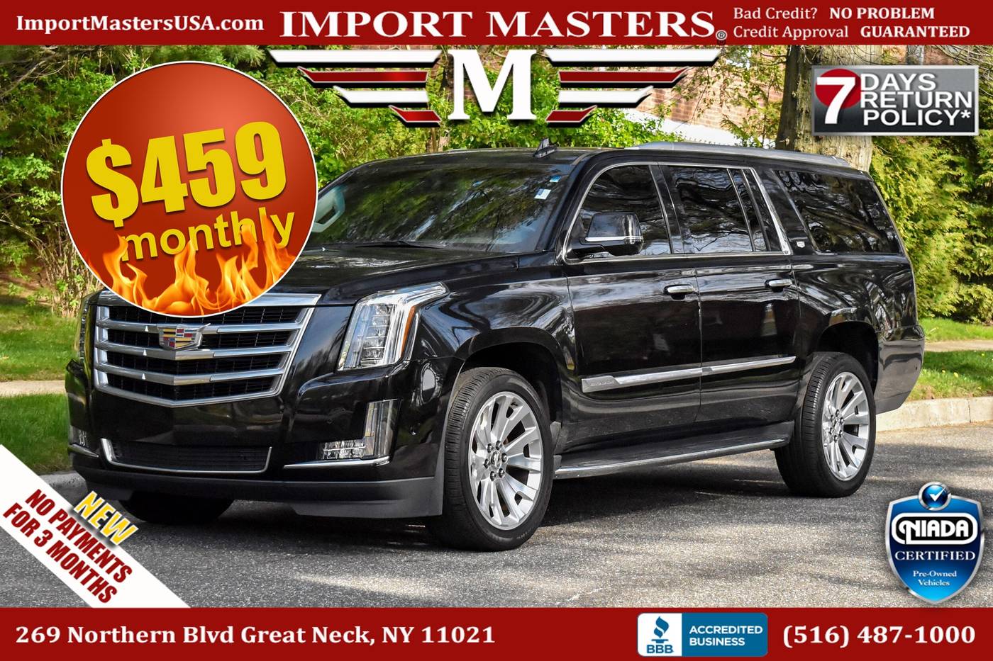 2019 Cadillac Escalade Standard — SUV — 65,125 mi — Great Neck, NY