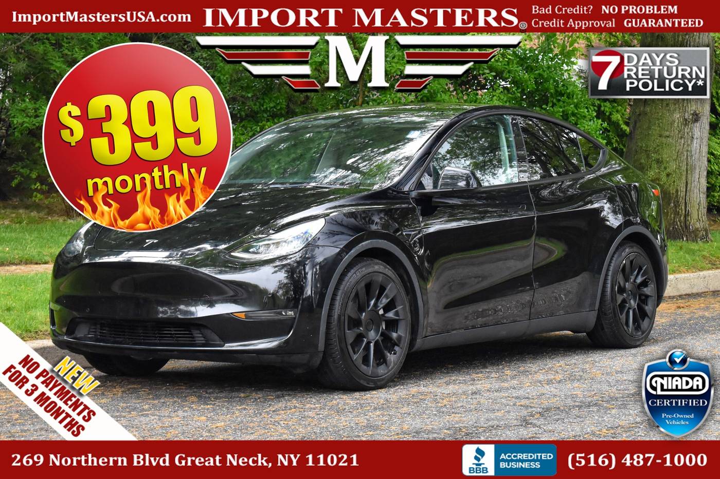 2022 Tesla Model Y Long Range — SUV — 55,676 mi — Great Neck, NY