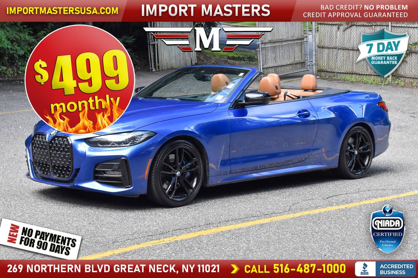 2022 BMW 4 Series 430i — Convertible — 64,269 mi — Great Neck, NY