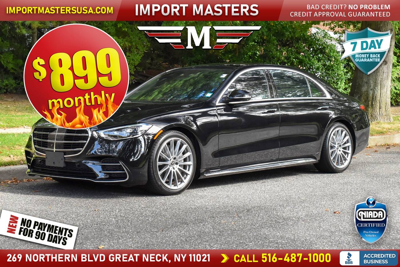 2023 Mercedes-Benz S-Class S 500 — Sedan — 6,047 mi — Great Neck, NY