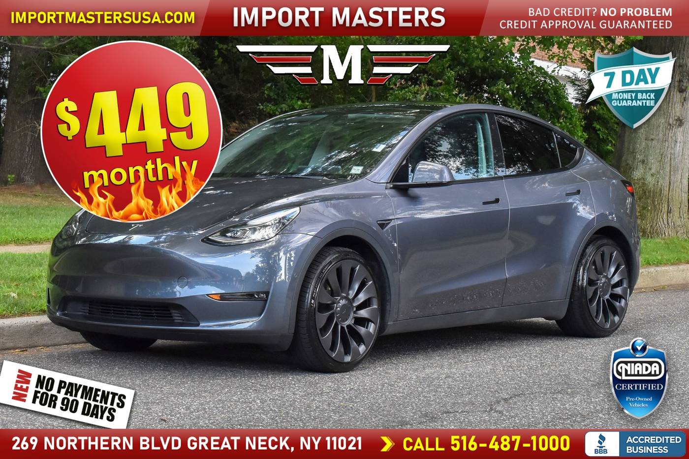 2022 Tesla Model Y Long Range — SUV — 40,343 mi — Great Neck, NY