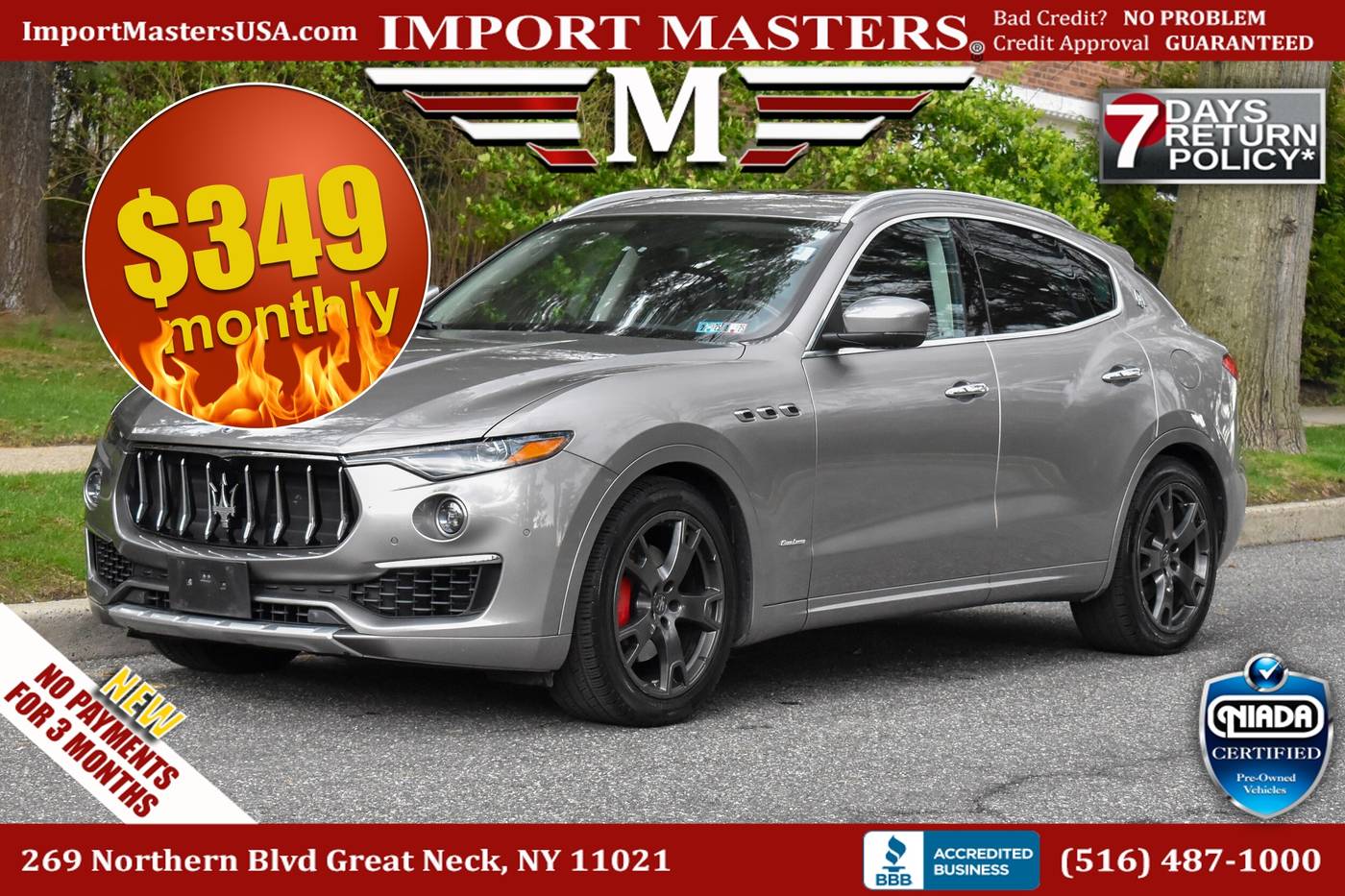 2019 Maserati Levante GranLusso — SUV — 69,965 mi — Great Neck, NY