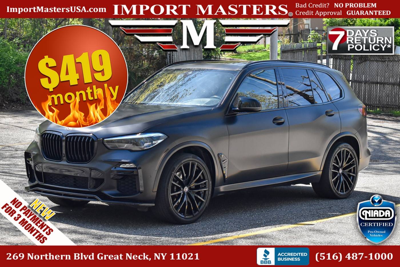 2020 BMW X5 40i — SUV — 66,657 mi — Great Neck, NY
