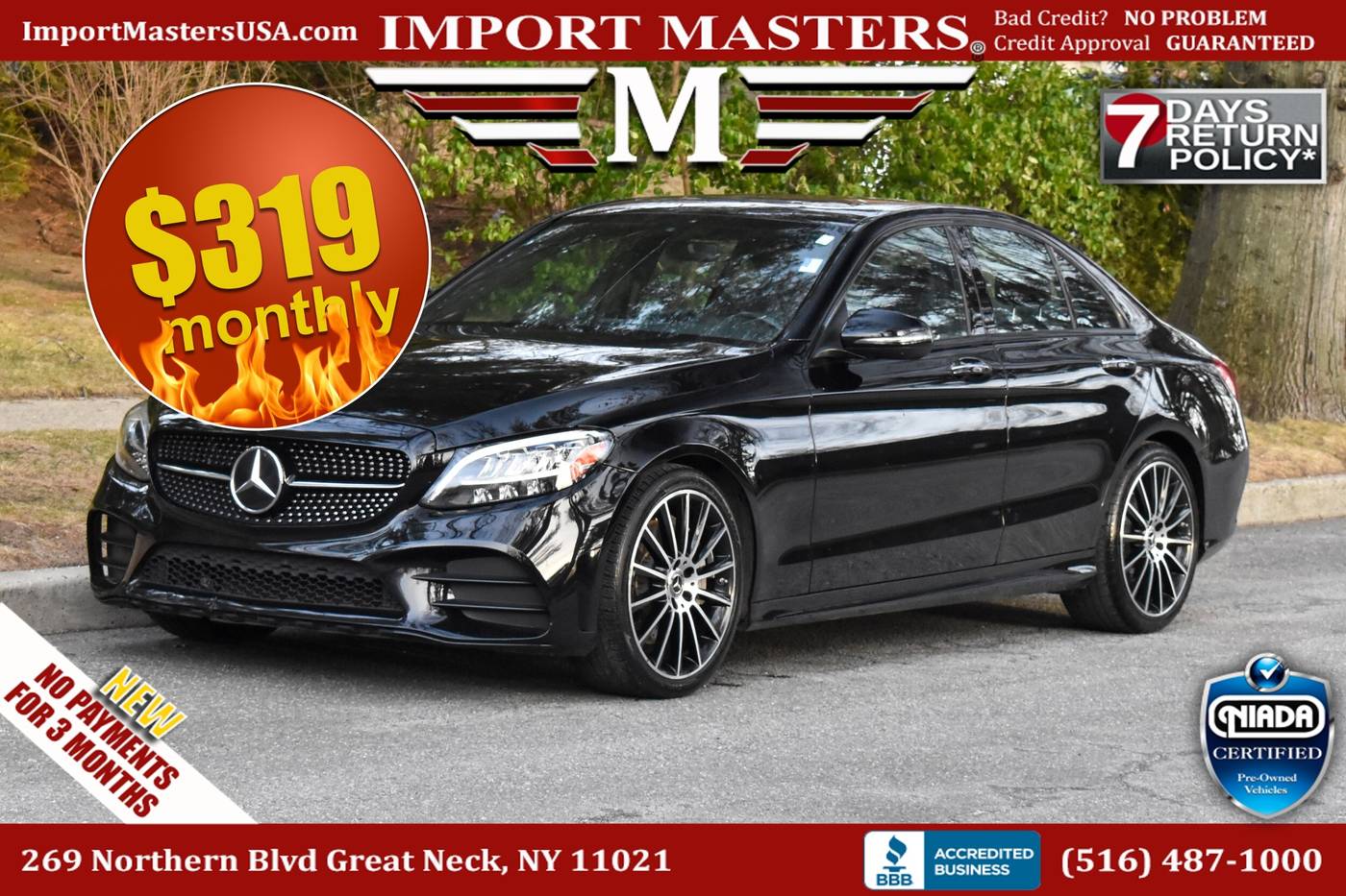 2019 Mercedes-Benz C-Class C 300 — Sedan — 66,975 mi — Great Neck, NY