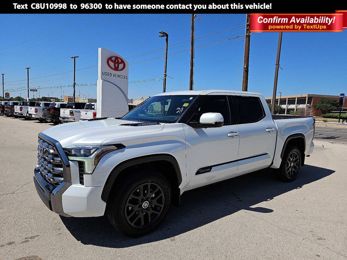 2024 Toyota Tundra Hybrid Platinum — Pickup Truck — 30,891 mi — San Angelo, TX