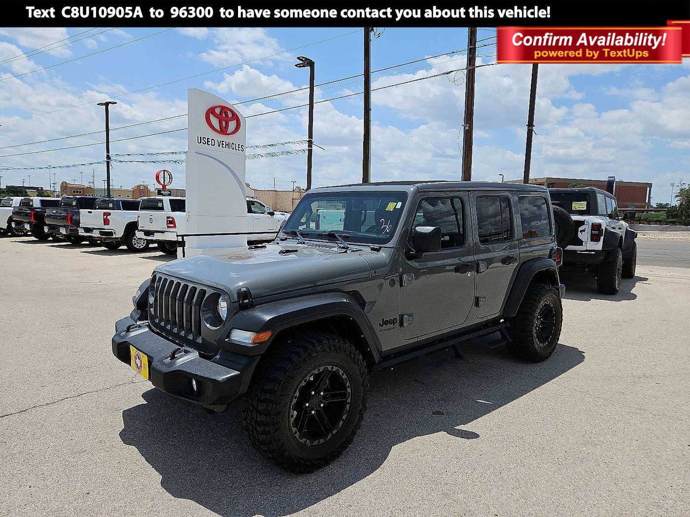 2022 Jeep Wrangler Sport S — SUV — 93,046 mi — San Angelo, TX