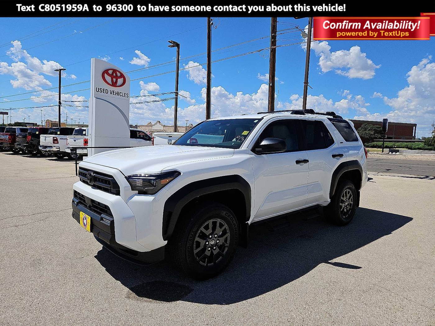 2025 Toyota 4Runner SR5 — SUV — 897 mi — San Angelo, TX