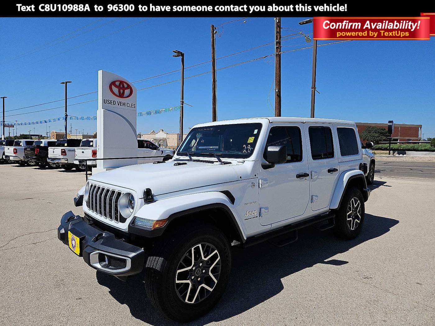2024 Jeep Wrangler Sahara — SUV — 14,587 mi — San Angelo, TX