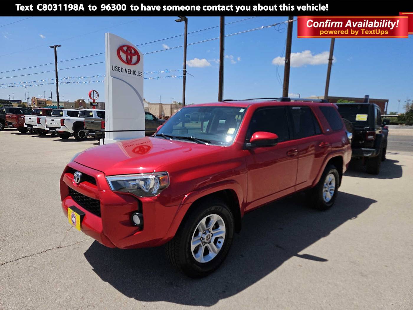 2019 Toyota 4Runner SR5 — SUV — 71,715 mi — San Angelo, TX