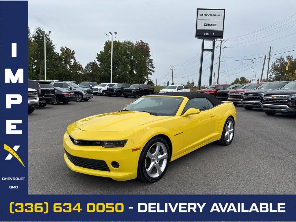 2015 Chevrolet Camaro 1LT — Convertible — 65,824 mi — Reidsville, NC