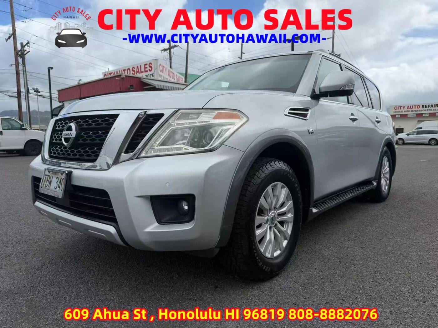 2017 Nissan Armada SV — SUV — 74,715 mi — Honolulu, HI