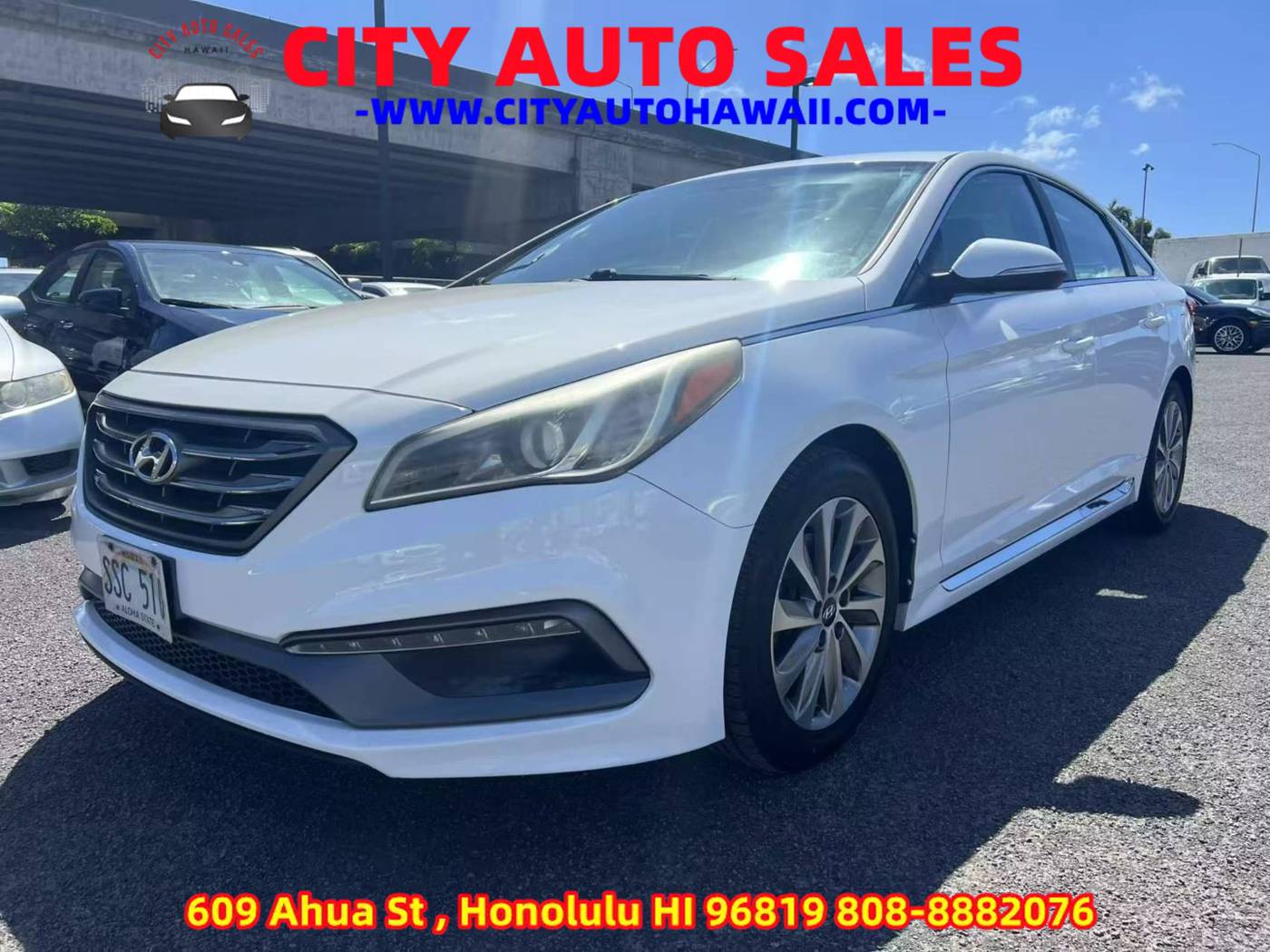 2015 Hyundai Sonata Sport — Sedan — 59,500 mi — Honolulu, HI