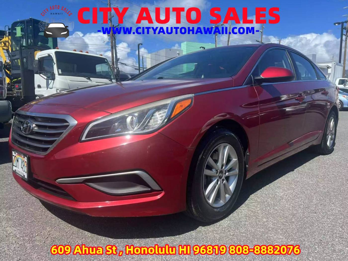 2016 Hyundai Sonata SE — Sedan — 92,600 mi — Honolulu, HI