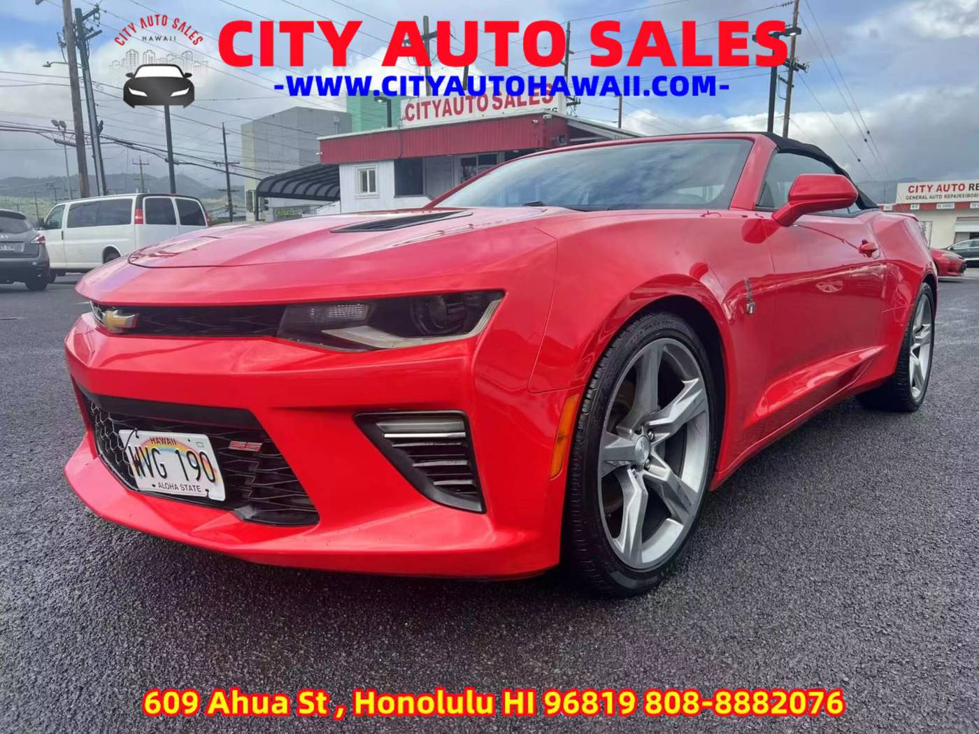 2018 Chevrolet Camaro 1SS — Convertible — 82,000 mi — Honolulu, HI
