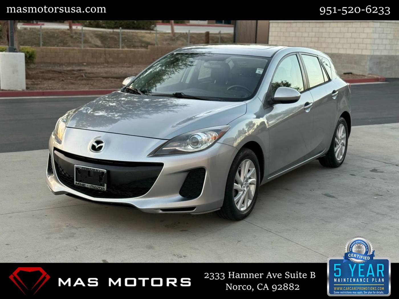 2012 Mazda Mazda3 i Grand Touring — Hatchback — 94,339 mi — Norco, CA