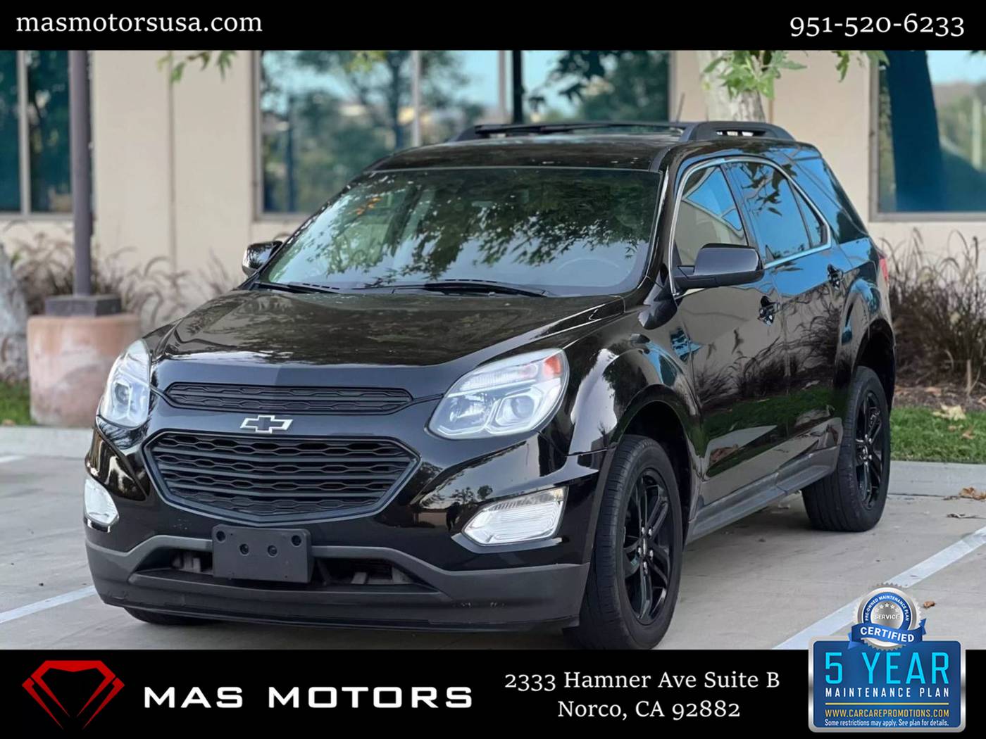 2017 Chevrolet Equinox LT — SUV — 107,702 mi — Norco, CA