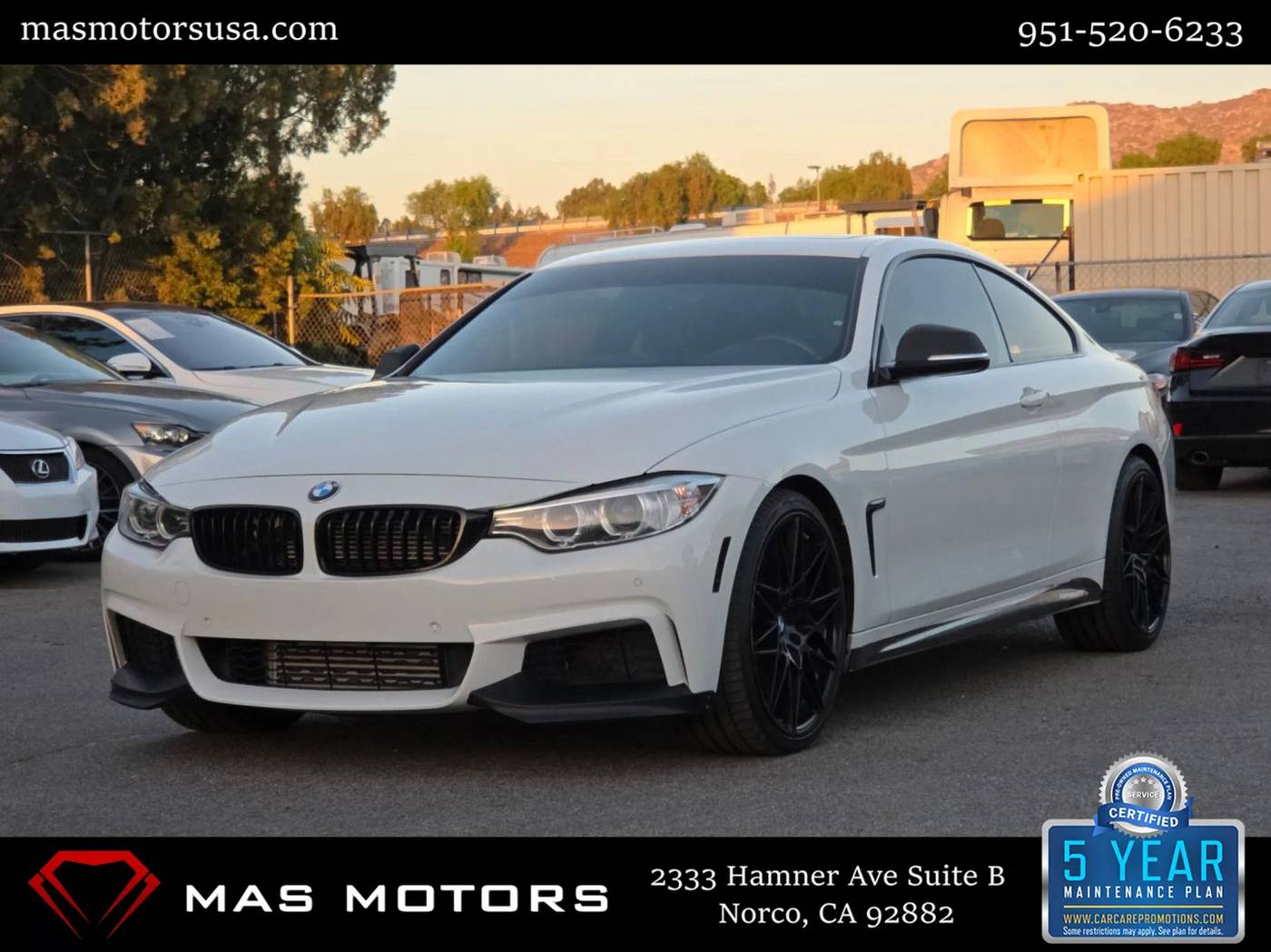 2016 BMW 4 Series 435i — Coupe — 93,880 mi — Norco, CA