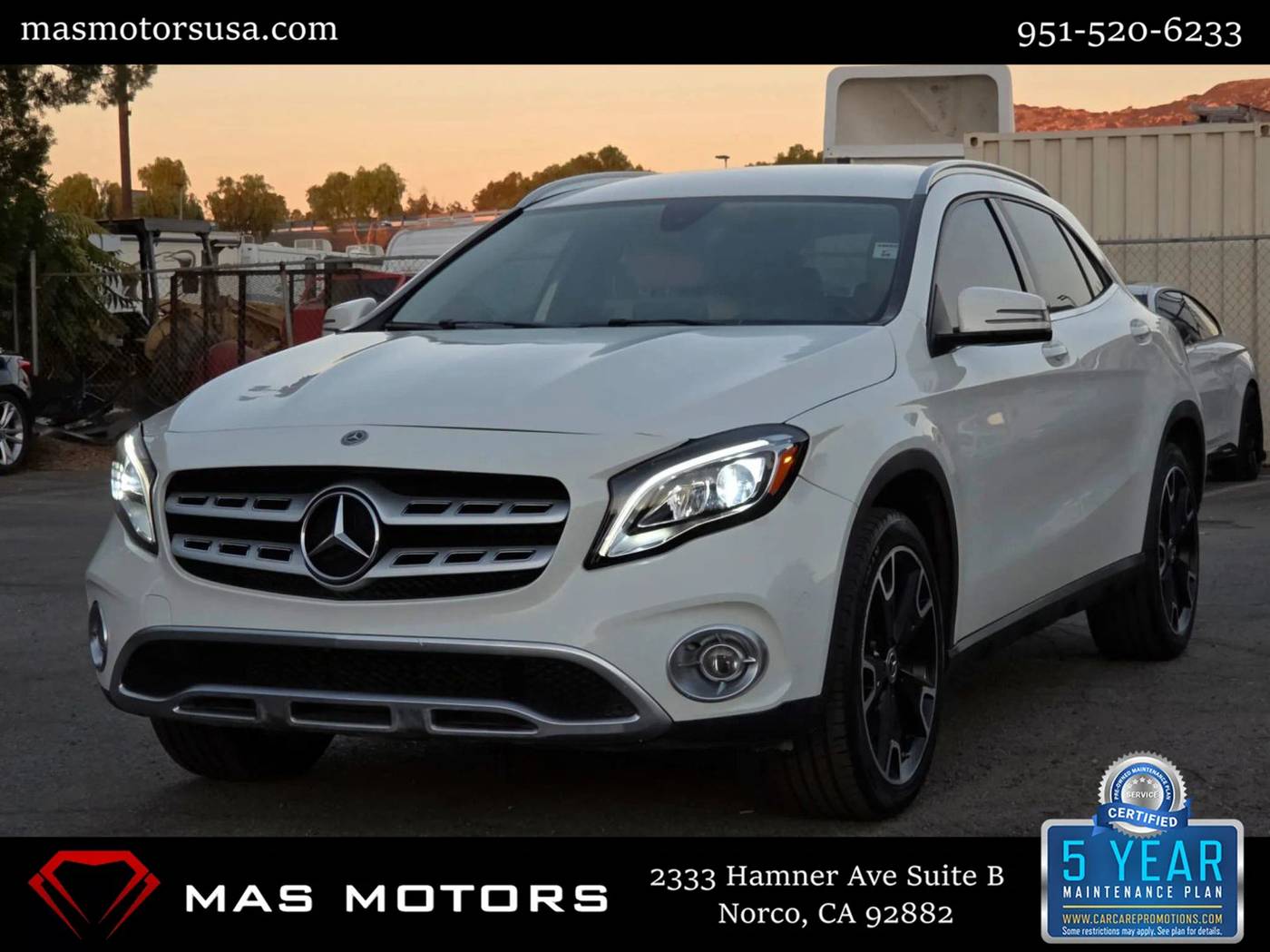 2018 Mercedes-Benz GLA GLA 250 — SUV — 83,546 mi — Norco, CA