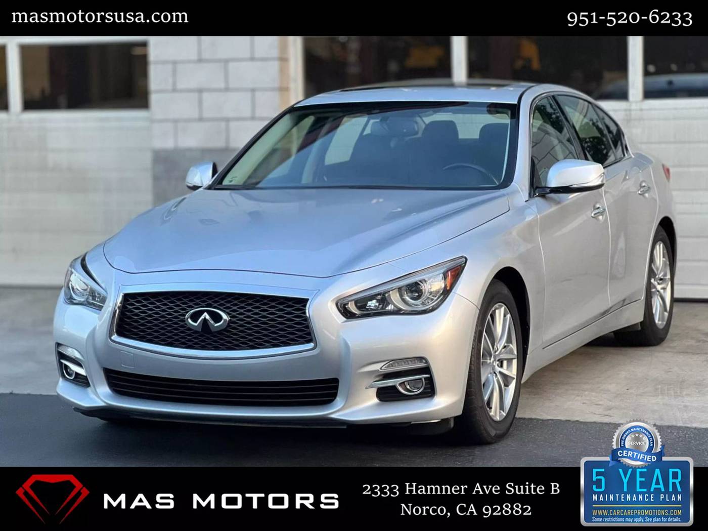 2017 INFINITI Q50 3.0t Premium — Sedan — 76,389 mi — Norco, CA