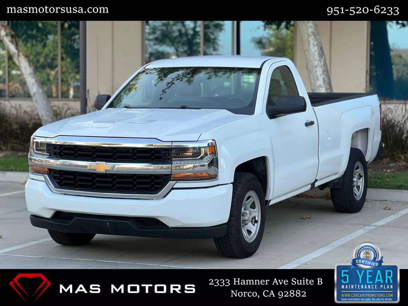 2018 Chevrolet Silverado 1500 WT — Pickup Truck — 98,522 mi — Norco, CA