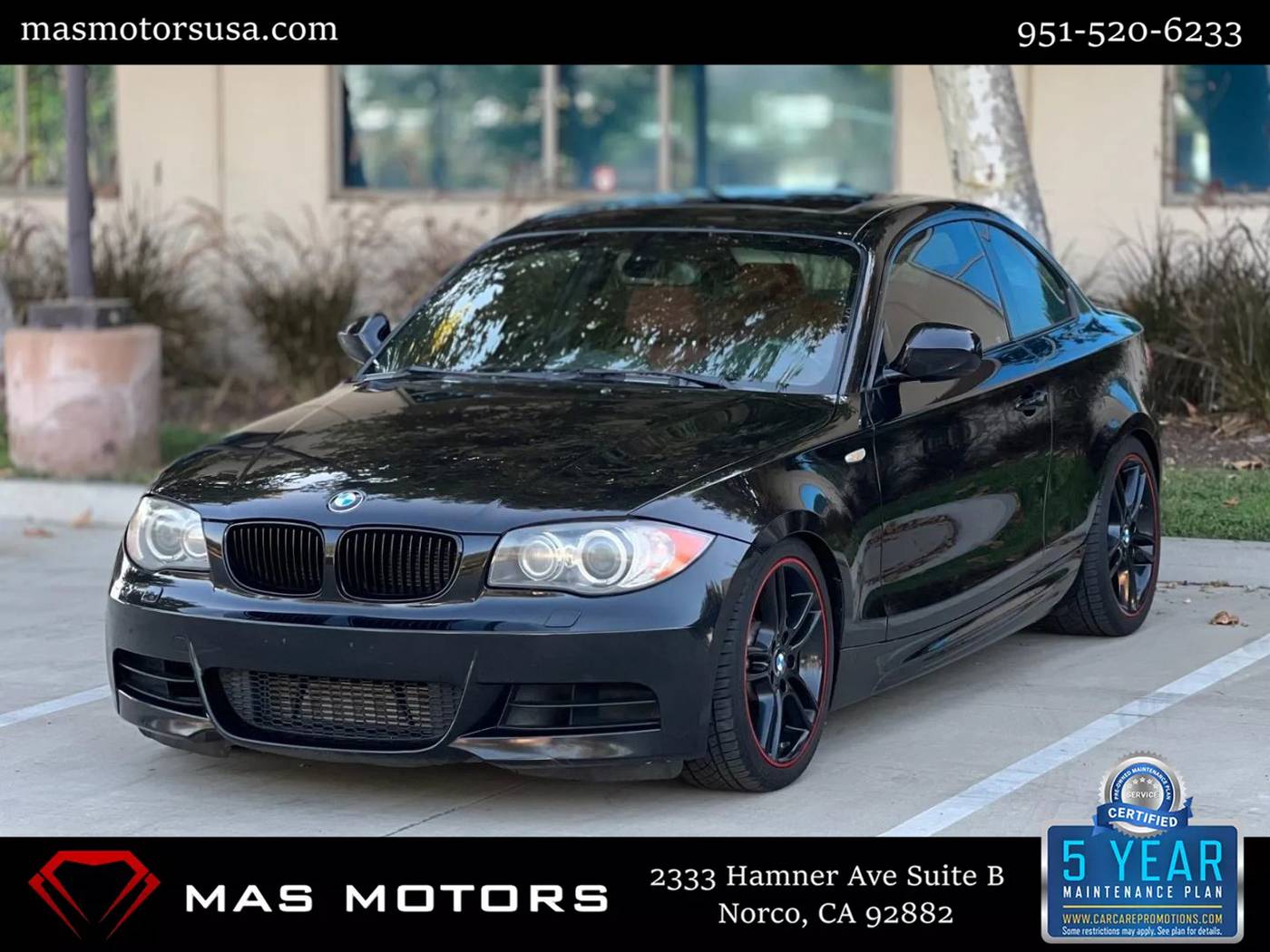 2011 BMW 1 Series 135i — Coupe — 95,543 mi — Norco, CA