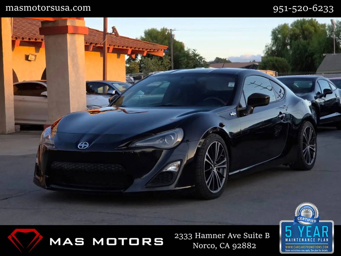 2013 Scion FR-S 10 Series — Coupe — 74,644 mi — Norco, CA