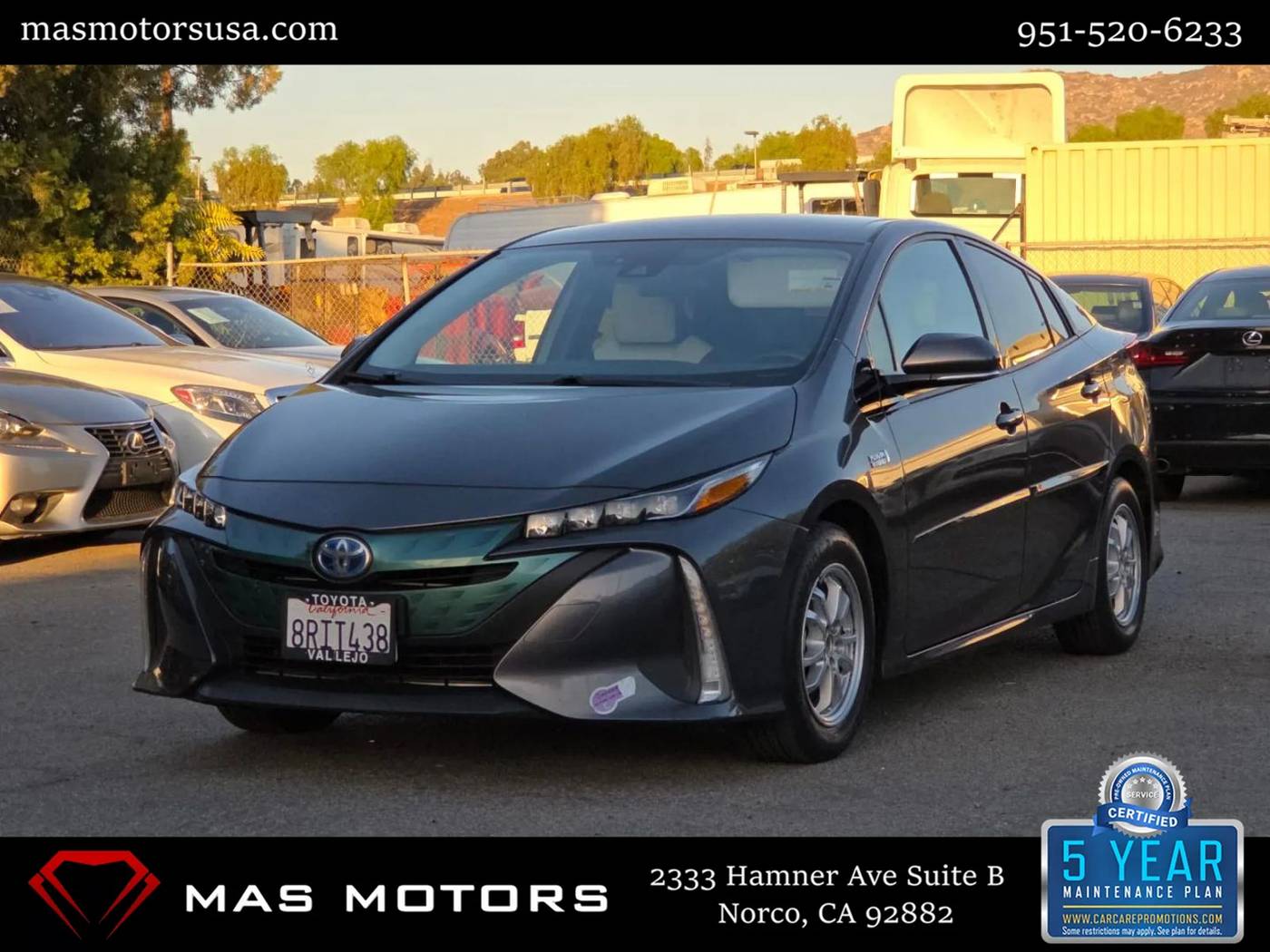 2018 Toyota Prius Prime Premium — Hatchback — 110,632 mi — Norco, CA