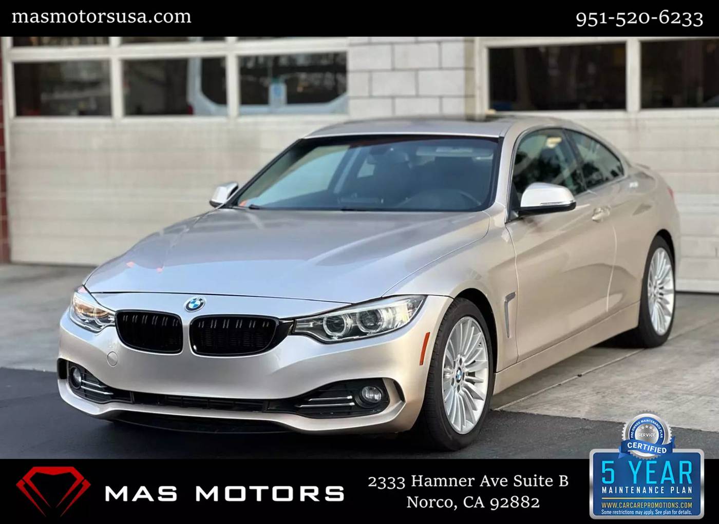 2014 BMW 4 Series 435i — Coupe — 88,801 mi — Norco, CA