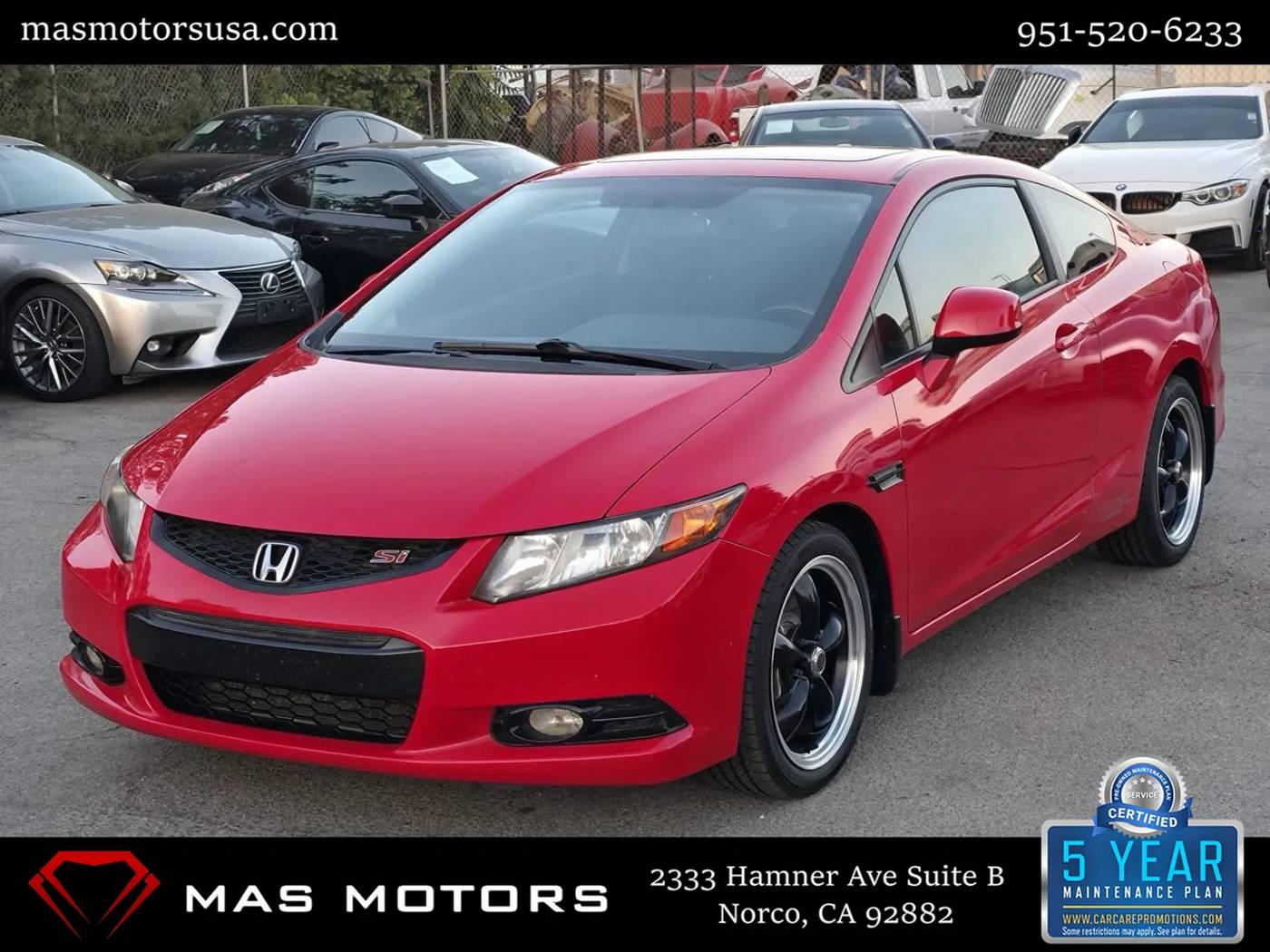 2012 Honda Civic Si — Coupe — 101,495 mi — Norco, CA