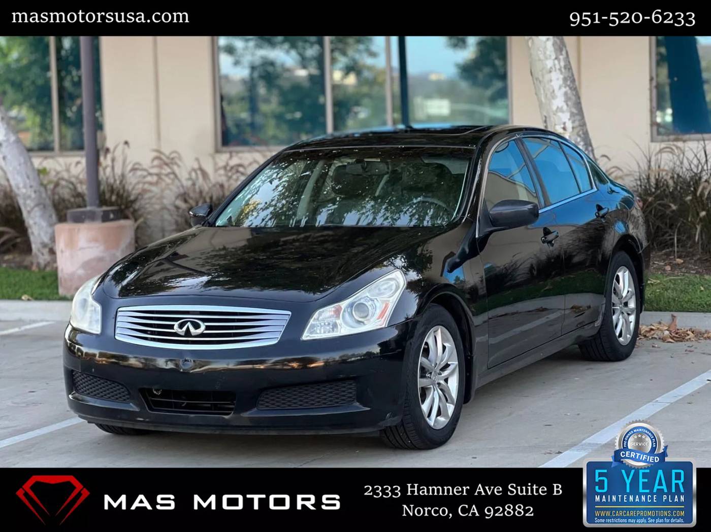 2009 INFINITI G G37 — Sedan — 96,608 mi — Norco, CA