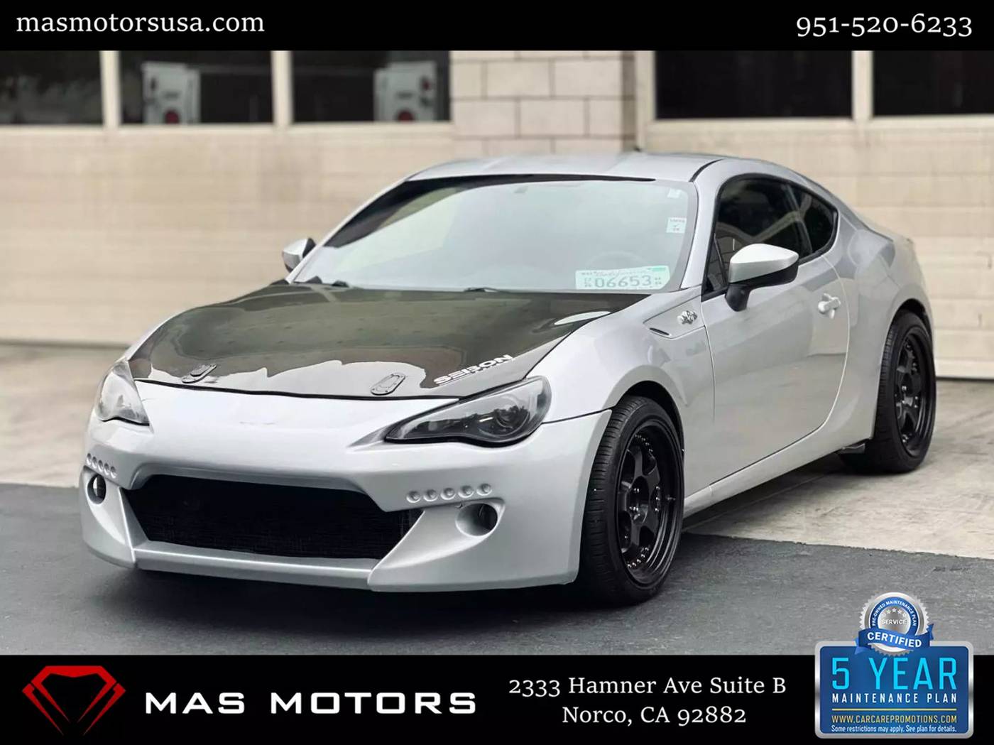 2014 Scion FR-S Base — Coupe — 98,533 mi — Norco, CA
