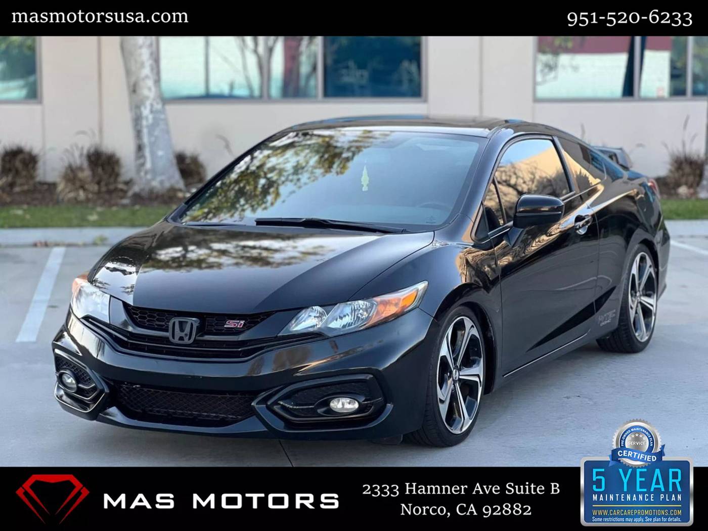 2015 Honda Civic Si — Coupe — 95,258 mi — Norco, CA