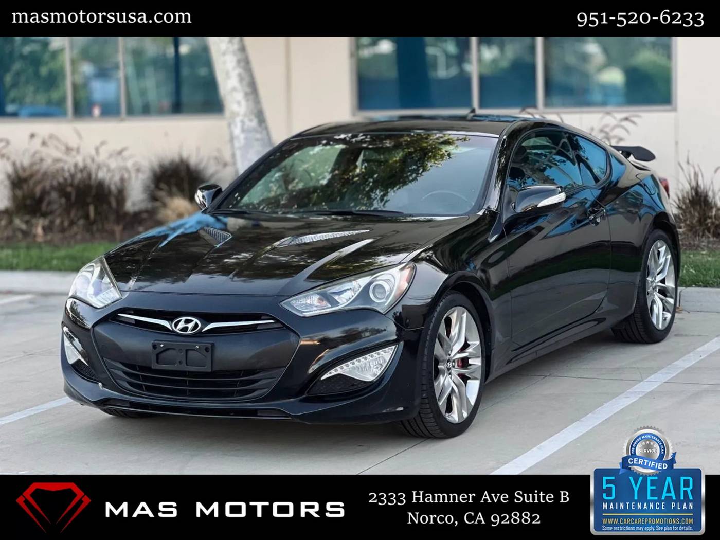 2013 Hyundai Genesis Coupe 3.8 Track — Coupe — 75,204 mi — Norco, CA
