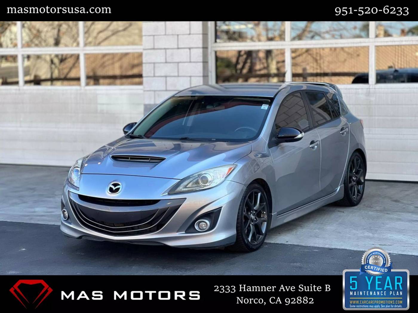 2013 Mazda Mazda3 Mazdaspeed3 Touring — Hatchback — 85,176 mi — Norco, CA