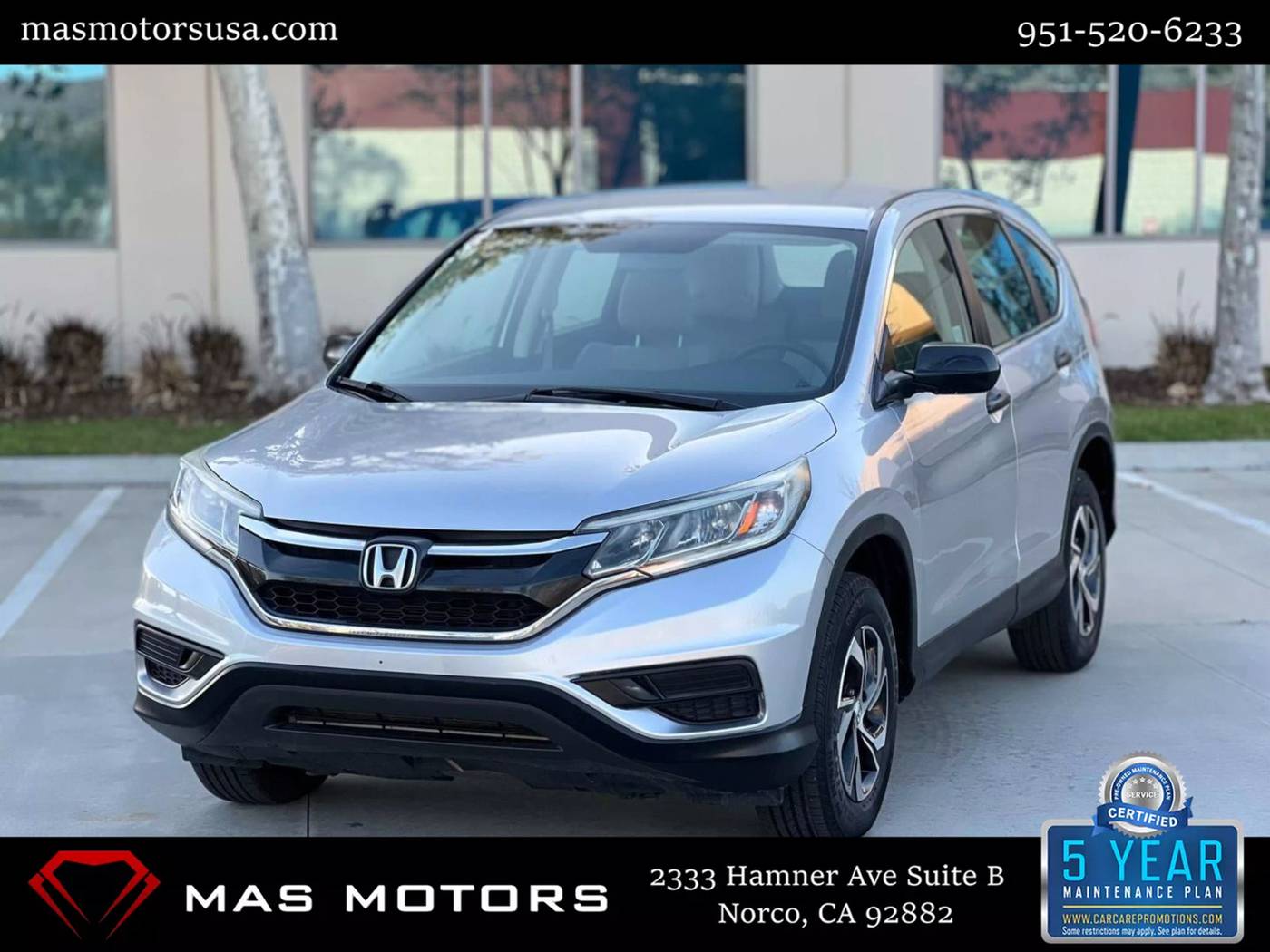 2016 Honda CR-V LX — SUV — 32,413 mi — Norco, CA
