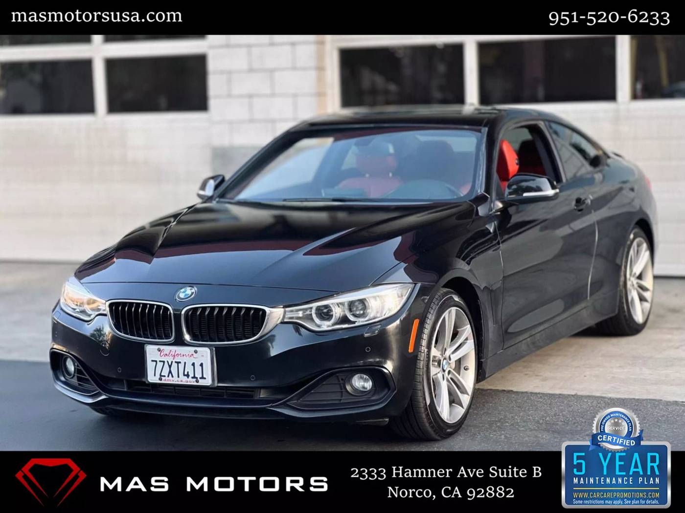 2014 BMW 4 Series 435i — Coupe — 77,389 mi — Norco, CA