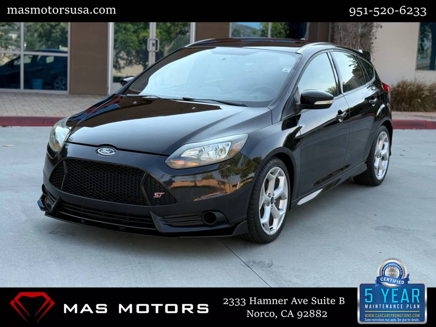 2013 Ford Focus ST — Hatchback — 100,634 mi — Norco, CA