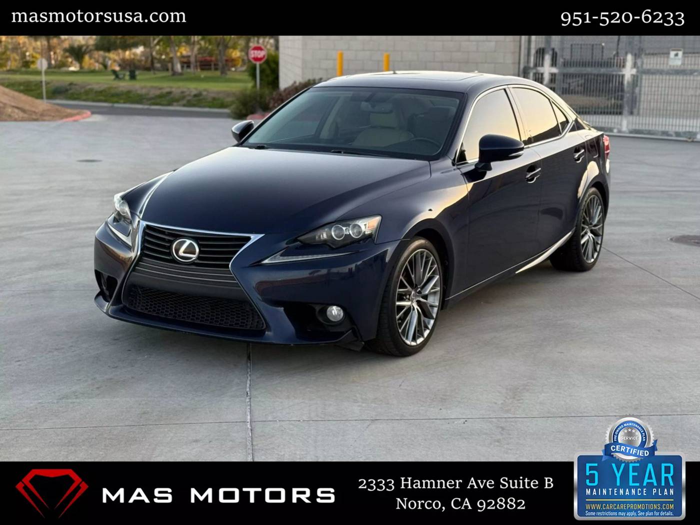 2014 Lexus IS IS 250 — Sedan — 124,412 mi — Norco, CA