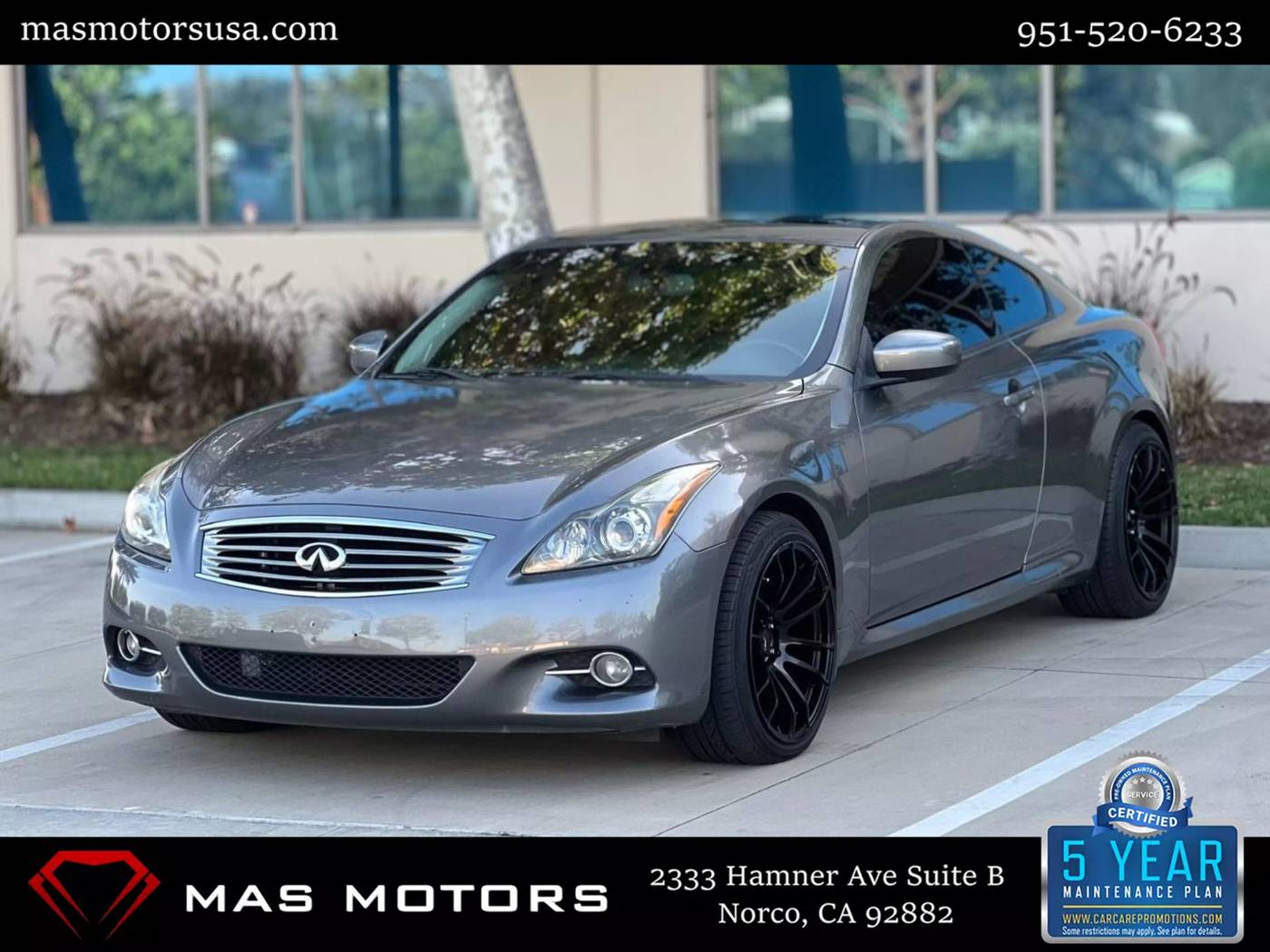 2013 INFINITI G G37 — Coupe — 107,679 mi — Norco, CA